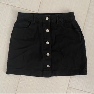 forever 21 denim skirt